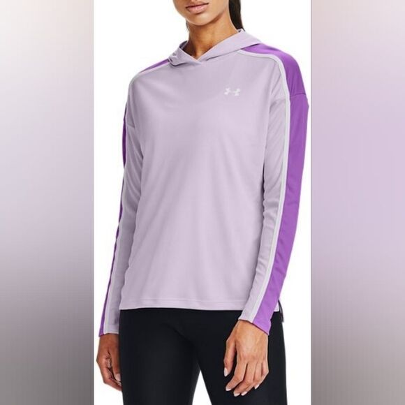 Under Armour Tech‎ Twist Graphic Performance Hoodie Purple in XS Stitch Fix NWT - Picture 1 of 4